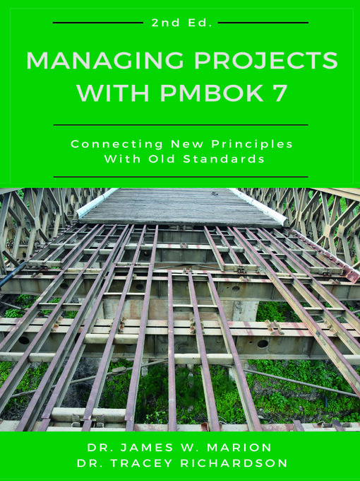 Title details for Managing Projects With PMBOK 7 by James Marion - Available